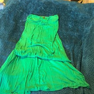 Green maxi s&s dress